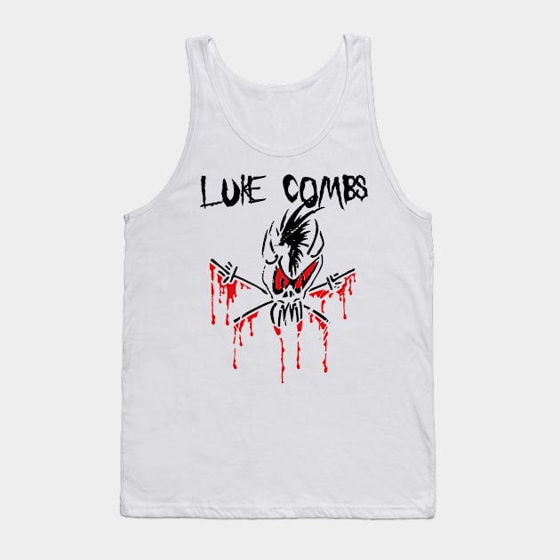 luke comb headbang Tank Top by potato cast